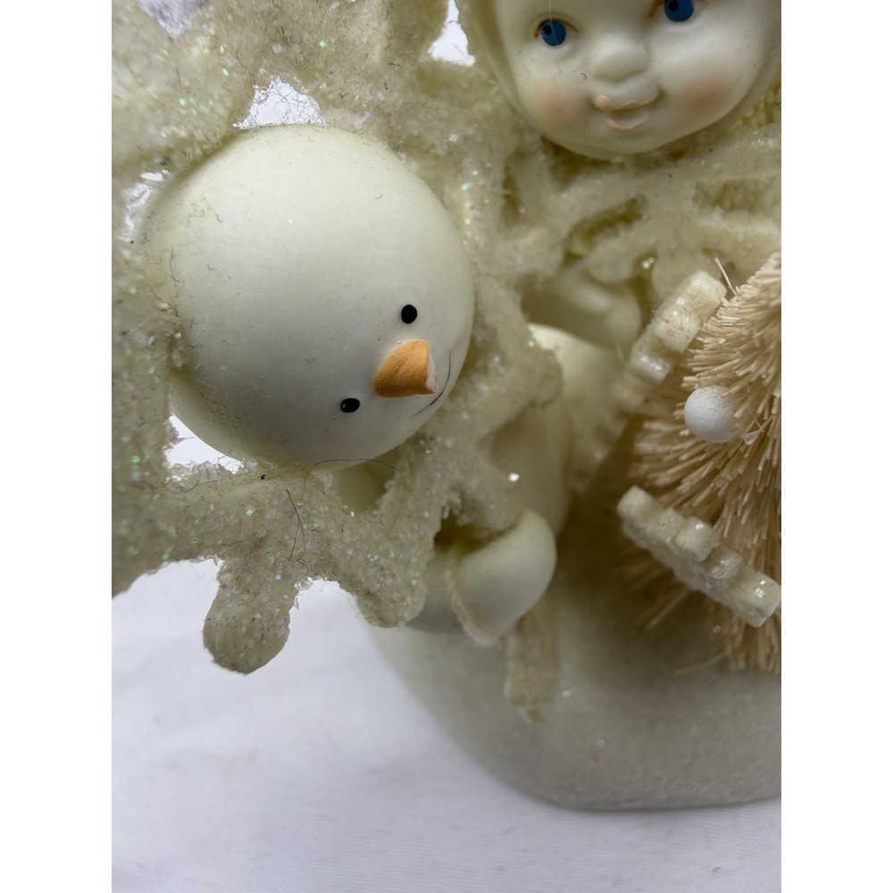 Adorable Department 56 Snowbabies Snowflake Magic Tree Snowman is magical. READ - Picture 8 of 8
